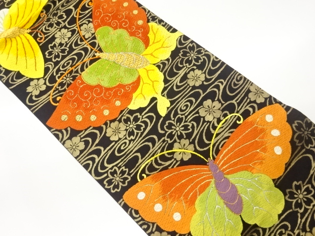 JAPANESE FUKURO OBI / WOVEN BUTTERFLY